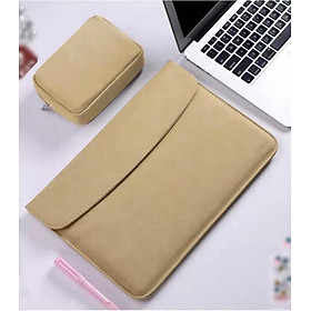 BAO DA, TÚI DA, CẶP DA CHỐNG SỐC CHO MACBOOK, LAPTOP, SURFACE KÈM VÍ ĐỰNG PHỤ KIỆN