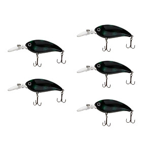 5pcs Minnow Fishing Lures, 3D Eyes Artificial Hard Bait, for Saltwater Freshwater