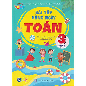 Sách - Bài tập hằng ngày Toán 3 tập 2 (Biên soạn theo chương trình sgk Cánh diều)