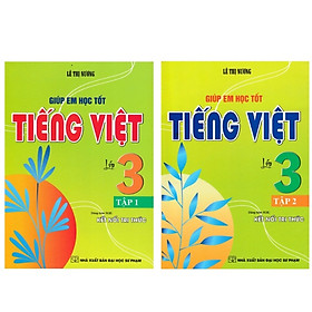 Sách - Combo Giúp Em Học Tốt Tiếng Việt Lớp 3 tập 1 + tập 2 (Dùng Kèm SGK Kết Nối Tri Thức) - HA