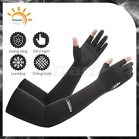 Găng tay chống nắng vải lụa băng hạ nhiệt thể thao Anasi Sport Sun Protection Sleeves SP65 - Cản 98% tia UV có hại