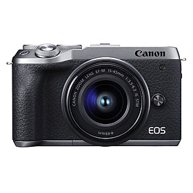 Mua Máy Ảnh Canon EOS M6 Mark II Kit 15-45mm IS STM (Tặng Thẻ 16GB) - Hàng Chính Hãng