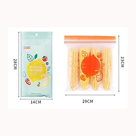 Mua Túi Zip Đựng Thực Phẩm An Toàn Hai Khóa Kéo Chống Rỉ Nước  Túi Zip Dai Dày Dặn Size M(20 túi) L(15 túi) 0303
