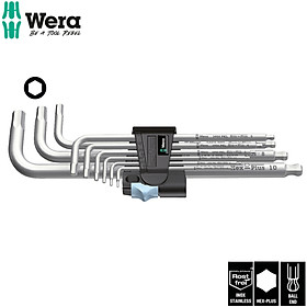 Mua Bộ lục giác bi thép không gỉ Wera 3950 PKL/9 hex-plus stainless 1 mã 05073544001 gồm 9 cái kèm kẹp nhựa