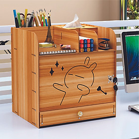 Mua Kệ sách Gỗ Lắp Ghép  Kiểu dáng tiện dụng  kệ tài liệu A4 có ổ khóa - B09