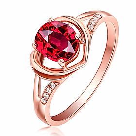 Nhẫn mở Ruby 2 Carat vàng 18K QYP0030