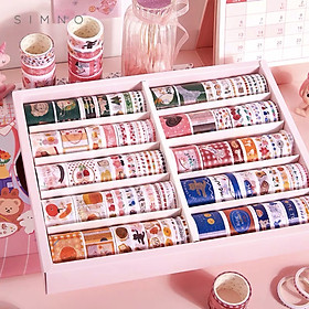 [INS & DAYDREAMTRAVEL] Hộp 100 cuộn washi tape dễ thương (có tách lẻ 20 cuộn)