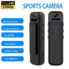 Camera Mini Camera Hành Trình Quay Phim, Chụp Ảnh, Ghi Âm, Kết Nối Wifi Điện Thoại Điều Kiển Qua App, Webcam máy tính Hàng Chính Hãng