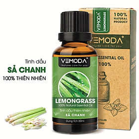 Tinh dầu Xông phòng Sả chanh cao cấp 50ML. Tặng kèm lọ đựng tinh dầu treo ô tô, treo tủ quần áo, thơm phòng.