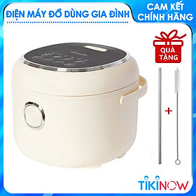 BÁO GIÁ Nồi Cơm Lock | Shopee Lazada Sendo Tiki mới nhất 72 Nồi Cơm Điện Tử Lock&Lock EJR716IVY 0.8L - Hàng Chính Hãng, Dây Điện Có Thể Tháo Rời, Có Quai Xách, Tặng Kèm Ống Hút Và Cọ Rửa