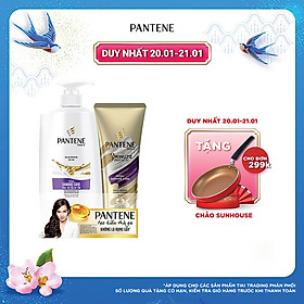 Bộ Đôi Pantene Phục Hồi Hư Tổn (Dầu Gội 650ml + Kem Xả 150ml)