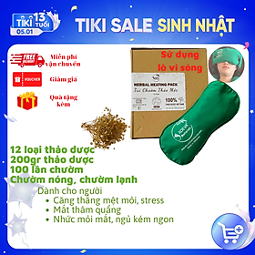 Túi chườm thảo mộc  - 100 lần sử dụng - Chườm nóng/lạnh - Giảm đau mỏi xương khớp, giúp thư giãn, giảm căng thẳng mệt mỏi - Tiện lợi, nhanh chóng, hiệu quả, sử dụng cho mọi lứa tuổi