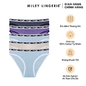 Quần lót nữ combo 5 Melange kiểu dáng Basic Miley Lingerie FCB_0100_0200_0700_0900_1000