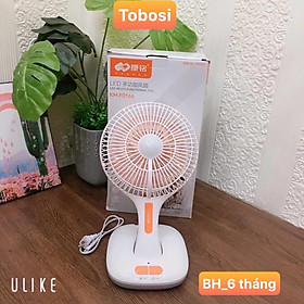 Mua Quạt Tích Điện Có Đèn Ông Tây 2in1 – F0166