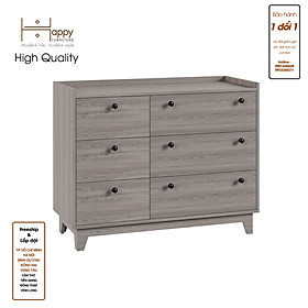 [Happy Home Furniture] KINA , Tủ đựng đồ 6 ngăn kéo , 106cm x 45cm x 84cm ( DxRxC), THK_073