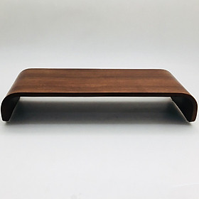 Hình ảnh Review Kệ Đỡ Màn Hình Máy Tính Monitor Stand Walnut Plyconcept MSM01003 (490 x 200 mm) - Nâu Đậm