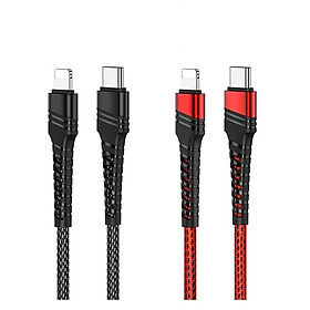 Mua Cáp sạc Type-C to Lightning Borofone BU21 Dragon PD18W  max 3A  dài 1.2M (Hàng chính hãng)