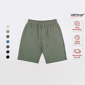 Quần Short Thun Cao Cấp VIỆT PHÁP/ Form Suông - Chất liệu cotton thoáng mát co dãn tốt 9021