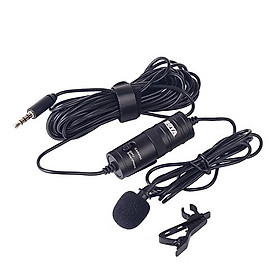 Hình ảnh MIC THU ÂM CÀI ÁO CHO ĐIỆN THOẠI, MÁY ẢNH DSLR, MÁY QUAY BOYA BY-M1 hàng chính hãng