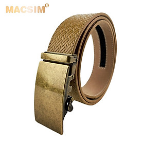 Thắt lưng nam da thật cao cấp nhãn hiệu Macsim MS046