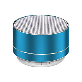 A10 loa bluetooth không dây loa subwofer đa màu Khóa loa nhỏ và bình xịt tải U đĩa tf Thẻ Universal USB loa màu: màu xanh lam