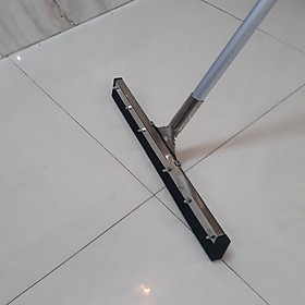 Mua CÂY GẠT NƯỚC SÀN CÔNG NGHIỆP 55 cm  THÂN NHÔM  ĐẦU INOX 304 THẲNG  chuyên dùng cho nhà hàng- khách san- bệnh viên- trường học  lưỡi cao su kép dày 2cm  cao cấp