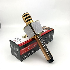 Micro Karaoke Bluetooth GUTEK SD17 Kiêm Loa Không Dây, Âm Thanh Cực Hay, Âm Bass Cực Đỉnh, Micro Hút Bắt Giọng Rất Tốt, Có Đầu Bảo Vệ Mic, Hỗ Trợ USB, Thẻ Nhớ, Cổng 3.5, Nhiều Màu Sắc - Hàng chính hãng