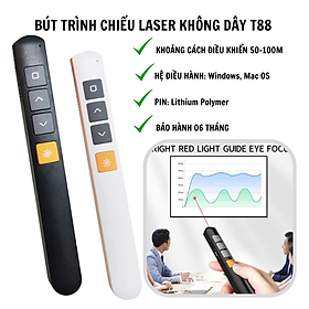 Bút trình chiếu laser không dây Sothing T88 điều khiển Slideshow, chuyên nghiệp cho thuyết trình , giảng dạy- Hàng Chính Hãng