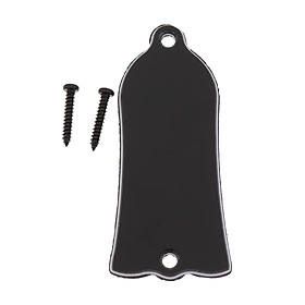 1 Piece Plastic Bell-shaped Guitar Replacement Parts 3ply Truss Rod Cover for Gibson