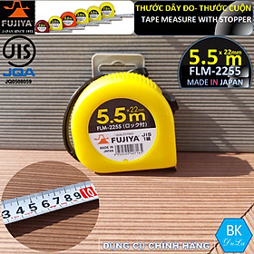 Mua  Hàng SX tại Nhật Thước dây- Thước cuộn 22mm 2.5M Fujiya FLM-2255 GENUINE- Made in Japan