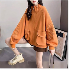 ÁO KHOÁC NỈ HODDIES NỮ FORM RỘNG CỰC XINH , HOT HÈ 2021 CHO CÁC BẠN THỜI TRANG LANO STORE
