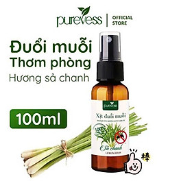 Tinh dầu xịt đuổi muỗi sả chanh Purevess