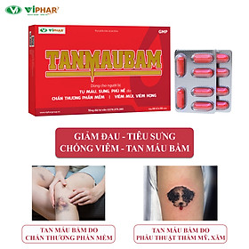 Viên Uống Tan Máu Bầm, Giảm Sưng, Đau Do Chấn Thương, Phẫu Thuật, Spa TANMAUBAM VIPHAR Hộp 36 Viên