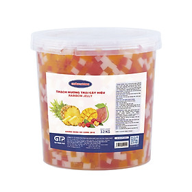 Hạt trái cây Châu Lương (3.2kg/hộp) - Topping trà sữa, trà trái cây, trà thạch đào, trái cây tô, yogurt…