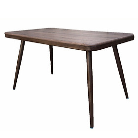 Mua Bàn ăn 1m4 màu nâu sang trọng hiện đại dễ vệ sinh TN1216-14W rất vững và chắc chắn