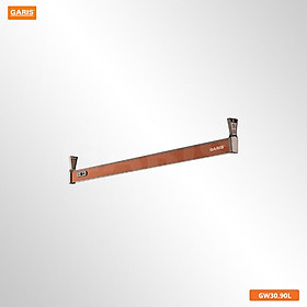 Bộ giá treo quần áo cao cấp, bằng hợp kim nhôm, mặt ốp da, màu đỏ Carnelian Garis GW30.90L