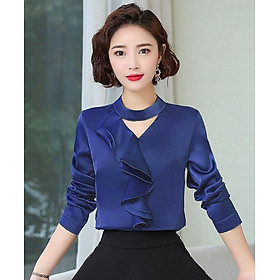 ÁO SƠ MI CỔ BÈO GIỌT NƯỚC CAO CẤP GD3322A