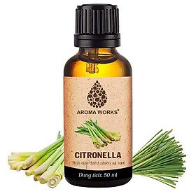 Tinh Dầu Thiên Nhiên Sả Tươi Aroma Works Essential Oil Citronella