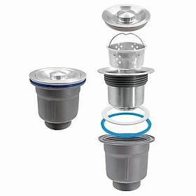 Mua ống thoát nước xiphong bồn rửa chen bát 3 ngăn