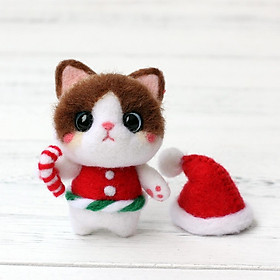 Felt Decorations Needle Felting Animal Kit with Basic Tools Tutorials