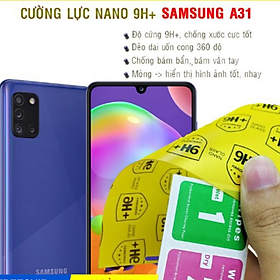 Dán cường lực dẻo nano 9H+ dành cho Samsung A31