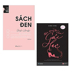 Combo 2 Cuốn Sách Kỹ Năng Hay: Sách Đen - Bộ Công Cụ Của Phụ Nữ Thành Đạt + Đặc Quyền Của Gái Hư / Sách Tư Duy - Kỹ Năng Sống Cho Phụ Nữ Thành Công (Tặng Kèm Bookmark Happy Life)