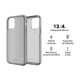 Ốp lưng chống sốc gear4 d3o hampton 4m cho iphone 11 pro / iphone 11 pro max - hàng chính hãng