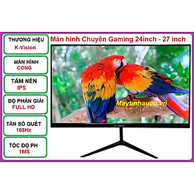 Mua Màn hình chuyên Gaming K-Vision Cong 27 inch  Tràn viền   165hz - IPS - FHD   Hàng chính hãng - Bảo hành 24 Tháng