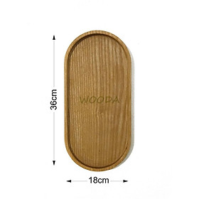 Mua Khay gỗ hình Oval gỗ Tần Bì nguyên khối