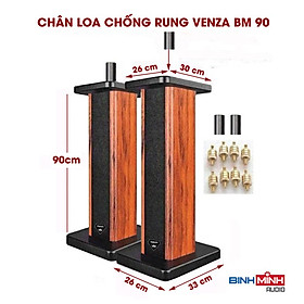 Chân loa gỗ chống rung Venza BM 90 (1 đôi)