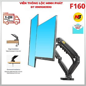 Giá treo giá đỡ North Bayou NB-F160 cho 2 màn hình 17inch - 27inch , Chuẩn VESA - Hàng chính hãng- NEW 2023