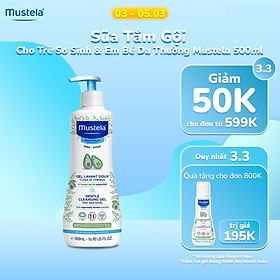 Sữa Tắm Gội Cho Trẻ Sơ Sinh Và Em Bé Da Thường Mustela (500ml)