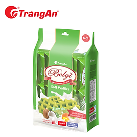 Bánh Belgi trứng sữa mềm vị cốm dừa 230g, thương hiệu Tràng An