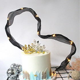 Ribbon Birthday Cake Topper Baby Shower Wedding Birthday